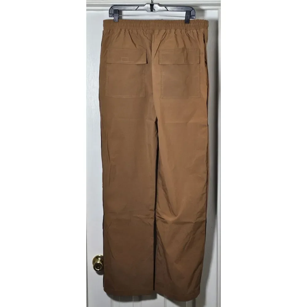 Mnml Side Snap Pants Men's Size 32 Brown